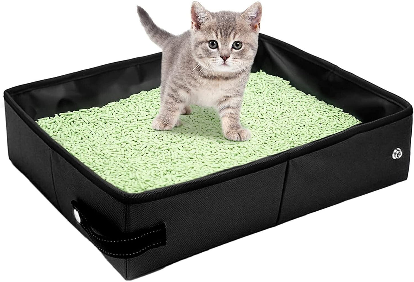 Collapsible Cat Litter Box - Travel Friendly